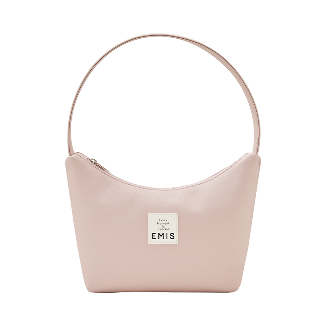 - Emis New Leather Hobo Bag Light Pink