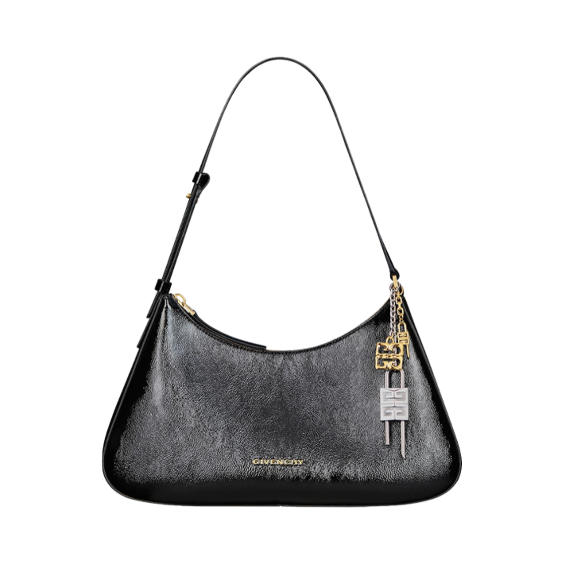 지방시 페이턴트 레더 스몰 락 백 블랙(Givenchy Small Lock Bag in Patent Leather Black)