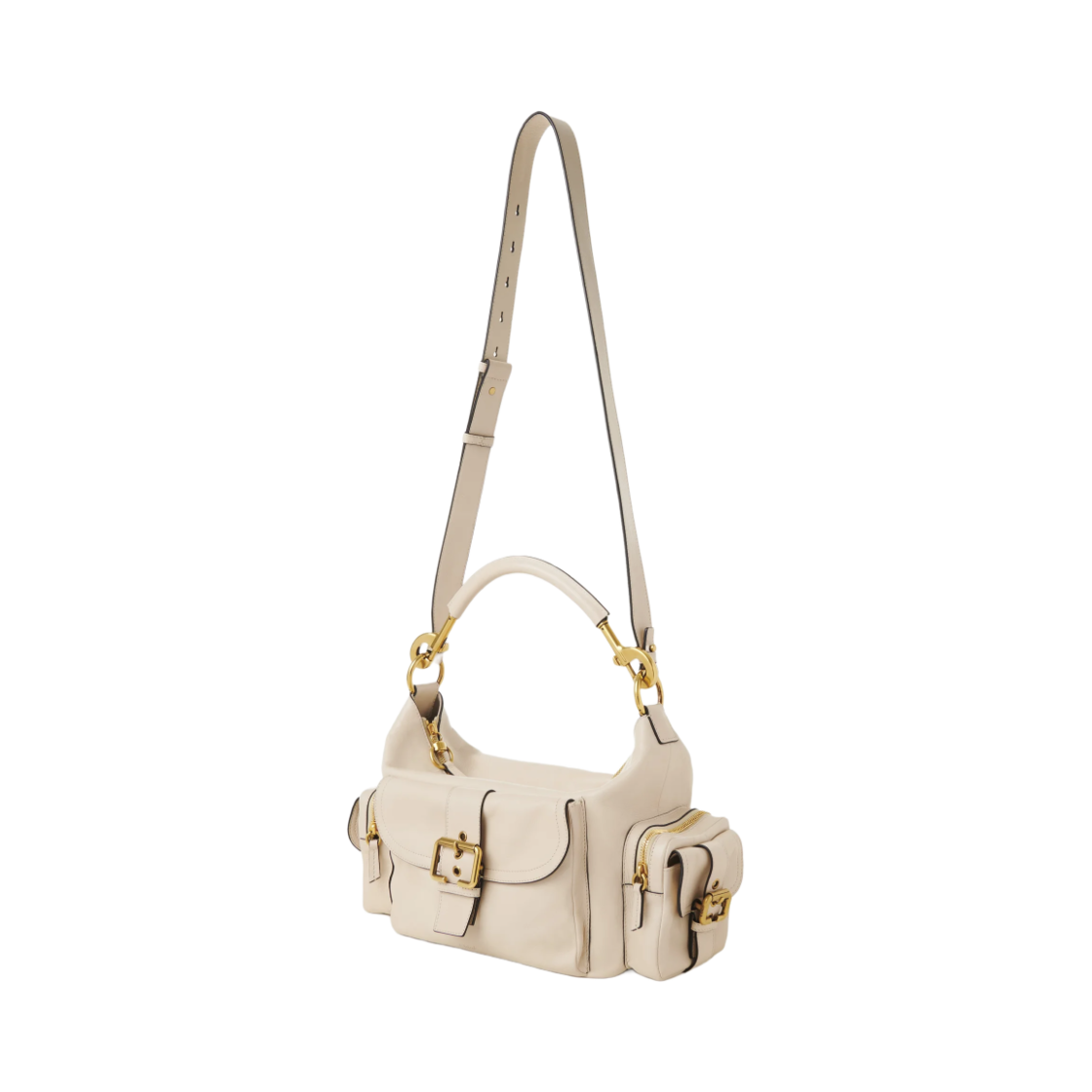 끌로에 샤이니 레더 카메라 백 스위트 베이지(Chloe Camera Bag in Shiny Leather Sweet Beige) - 2