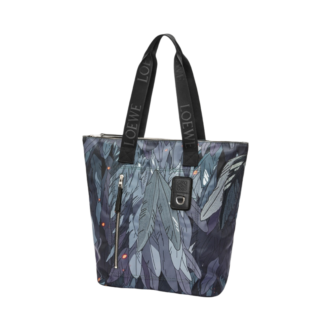 로에베 x 하울의 움직이는 성 버티컬 쇼퍼백 나일론 블랙(Loewe x Howl's Moving Castle Vertical Shopper Bag in Nylon Black) - 2