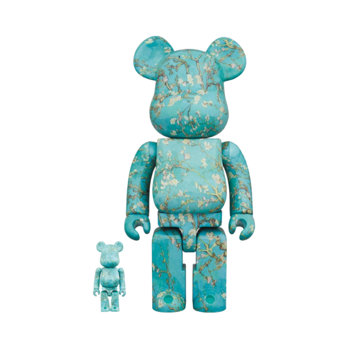 베어브릭 x 빈센트 반 고흐 뮤지엄 아몬드 블라썸 100% & 400% 세트(Bearbrick x Vincent Van Gogh Museum Almond Blossom 100% & 400% Set)