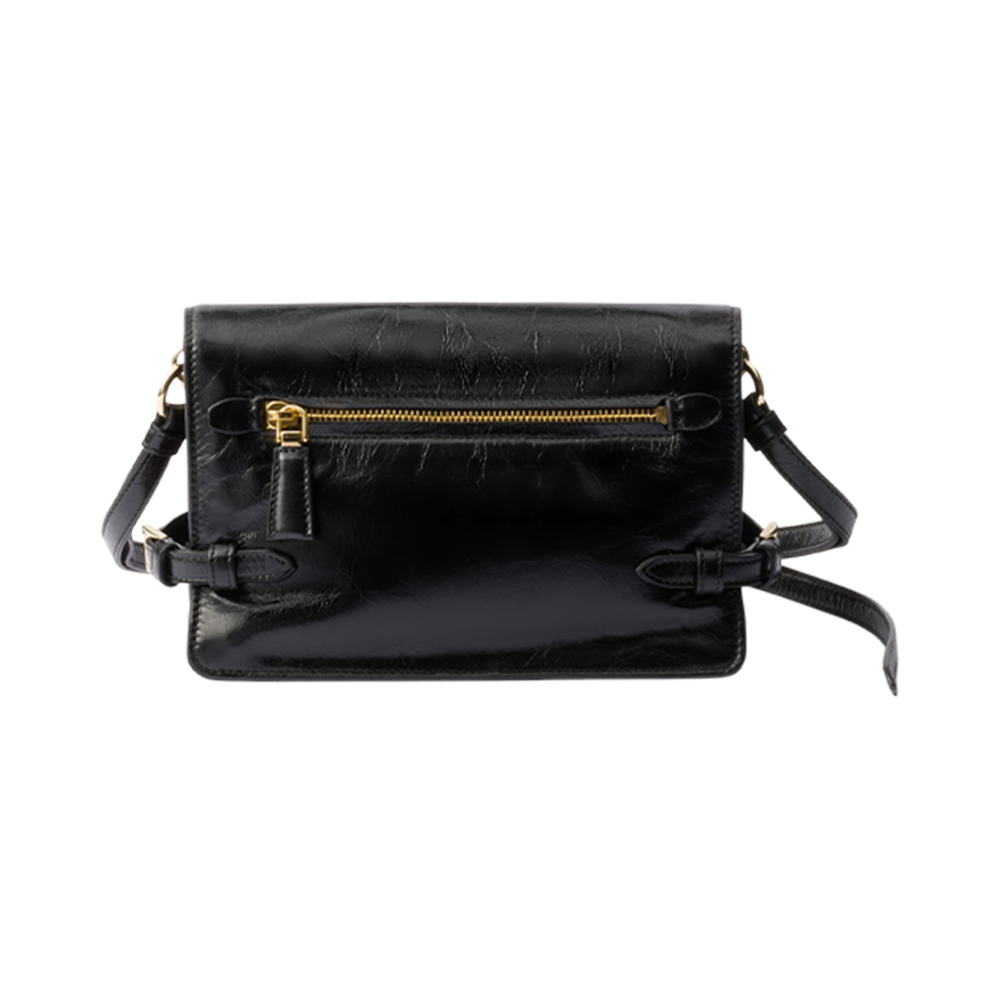 프라다 레더 숄더백 블랙(Prada Leather Shoulder Bag Black) - 3