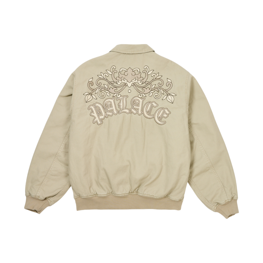 팔라스 플로럴 캔버스 봄버 자켓 스토니 그레이 - 24FW | Palace