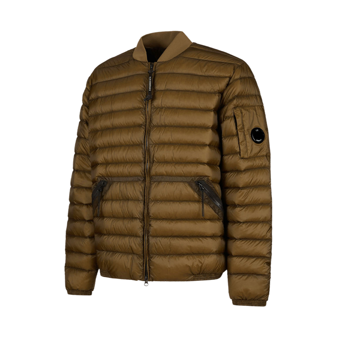 C.P. 컴퍼니 D.D. 쉘 다운 봄버 자켓 버터넛 브라운 - 23FW(C.P. Company D.D. Shell Down Bomber Jacket Butternut Brown - 23FW) - 2