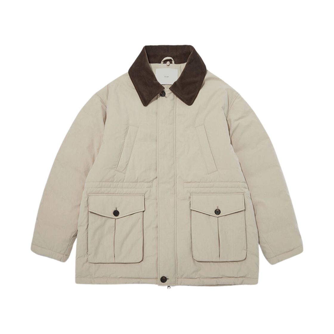 던스트 칼라드 하프 구스 다운 자켓 베이지(Dunst Collared Half Goose Down Jacket Beige) - 2