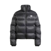 (W) Adidas Adicolor Short Puffer Jacket Black - KR Sizing