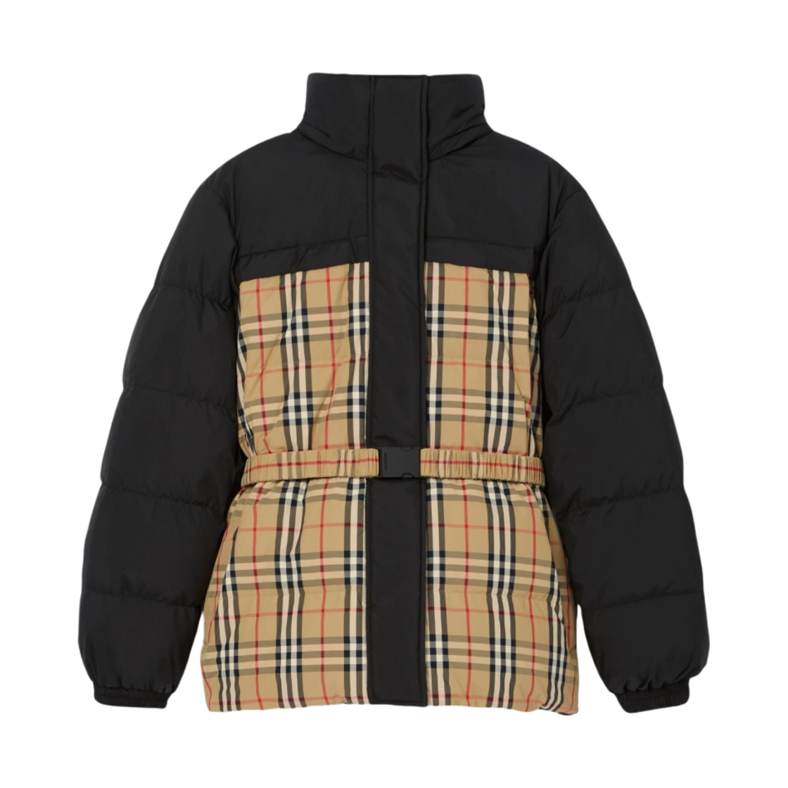(W) 버버리 리버시블 체크 퍼퍼 자켓 아카이브 베이지((W) Burberry Reversible Check Puffer Jacket Archive Beige)