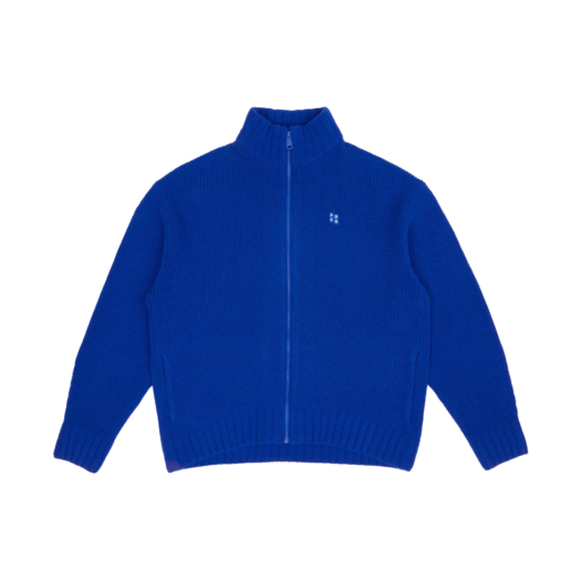 Ader Error Sig; TRS Tag Knit Zip-Up 01 Z-Blue