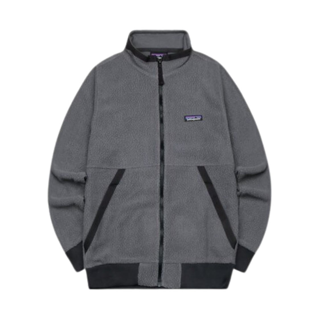 26125 Patagonia Shearling Fleece Jacket Forge Grey