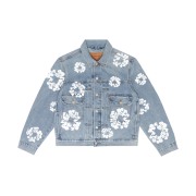 Denim Tears Type II All Over Wreath Jacket Light Wash