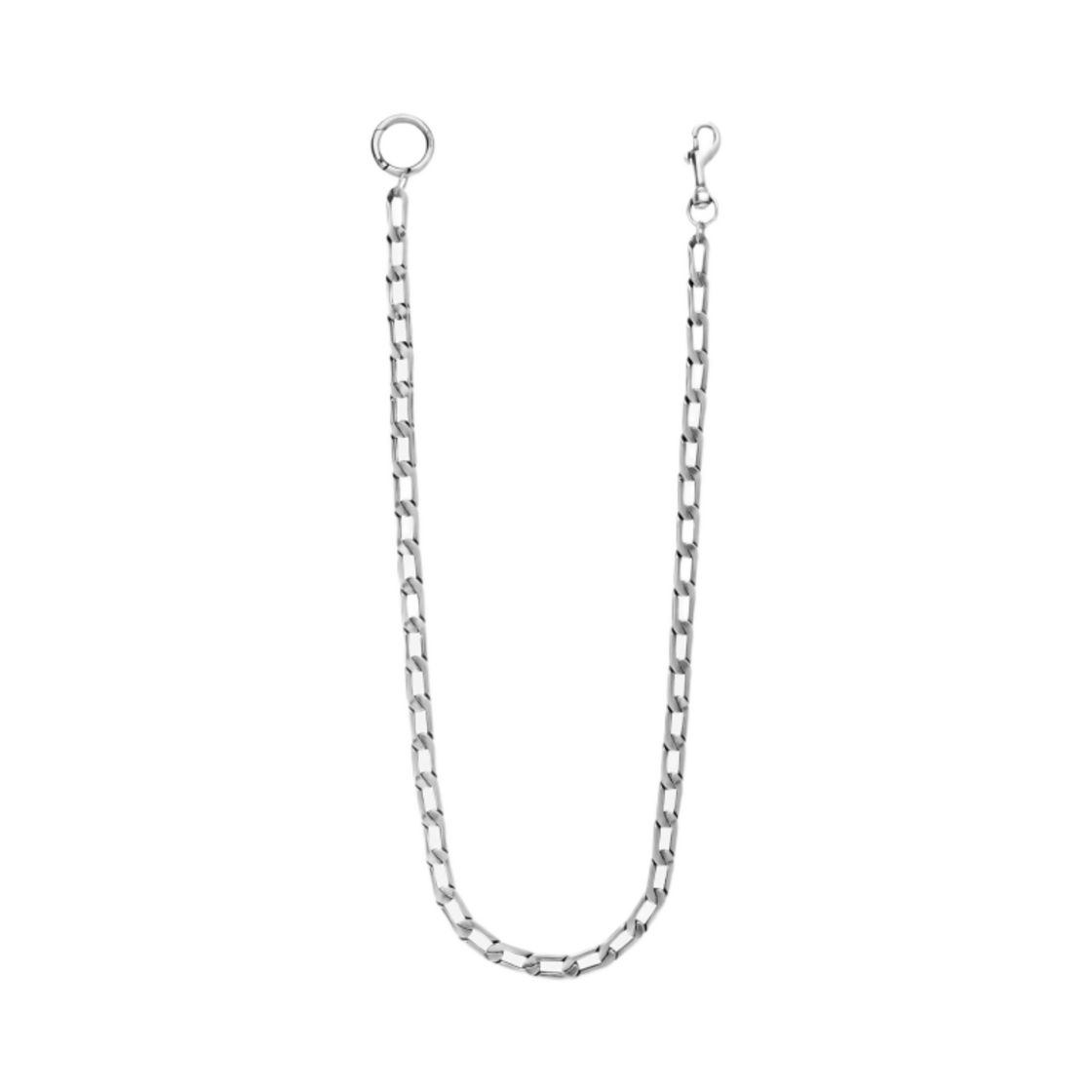 발렌시아가 엘리먼트 플랫 팬츠 체인 네클리스 앤티크 실버