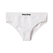 (W) Miu Miu Seamless Panties White