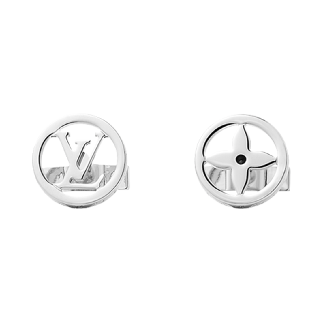M80188 Louis Vuitton LV Catch Cufflinks Silver