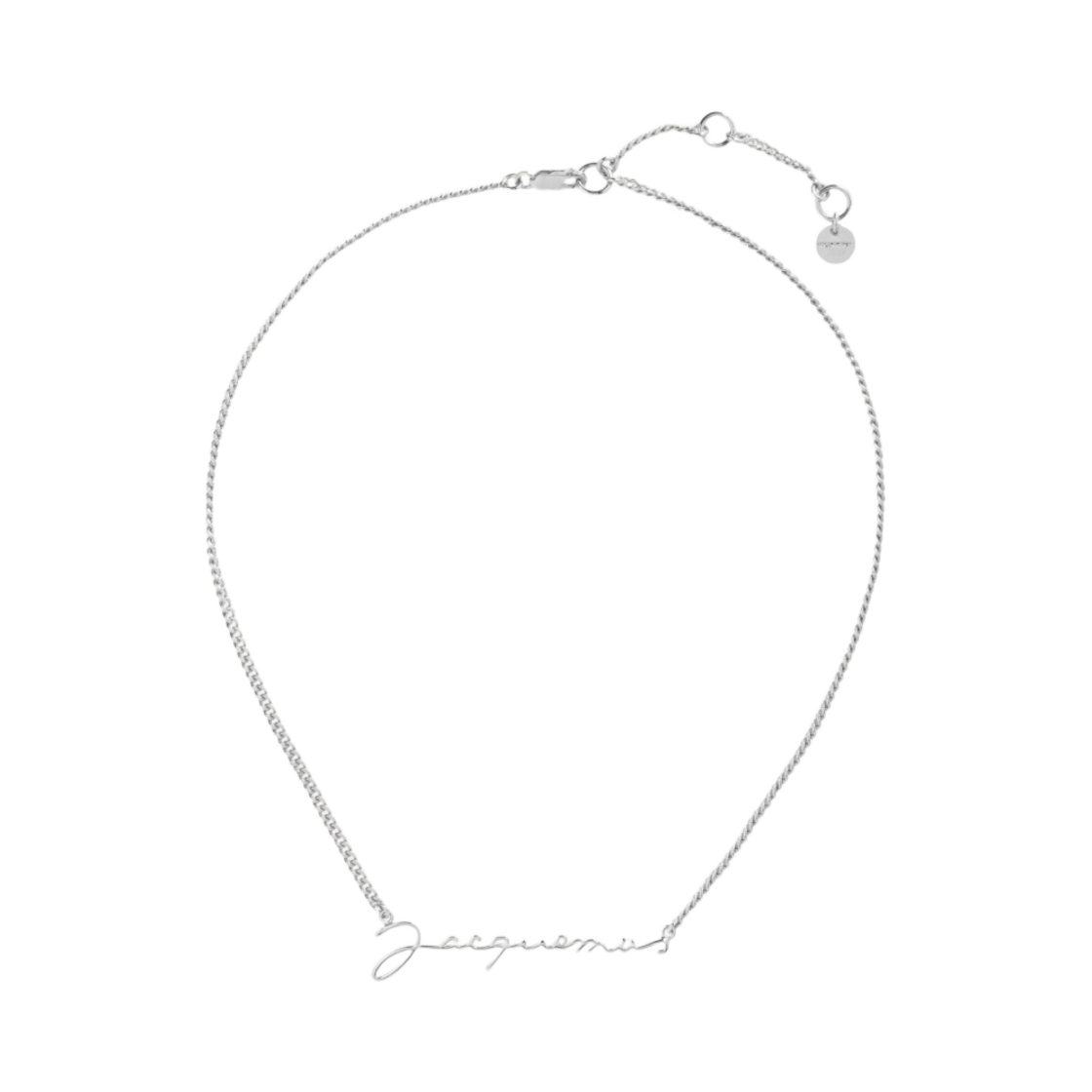 자크뮈스 라 체인 시그니쳐 로고 체인 네클리스 실버