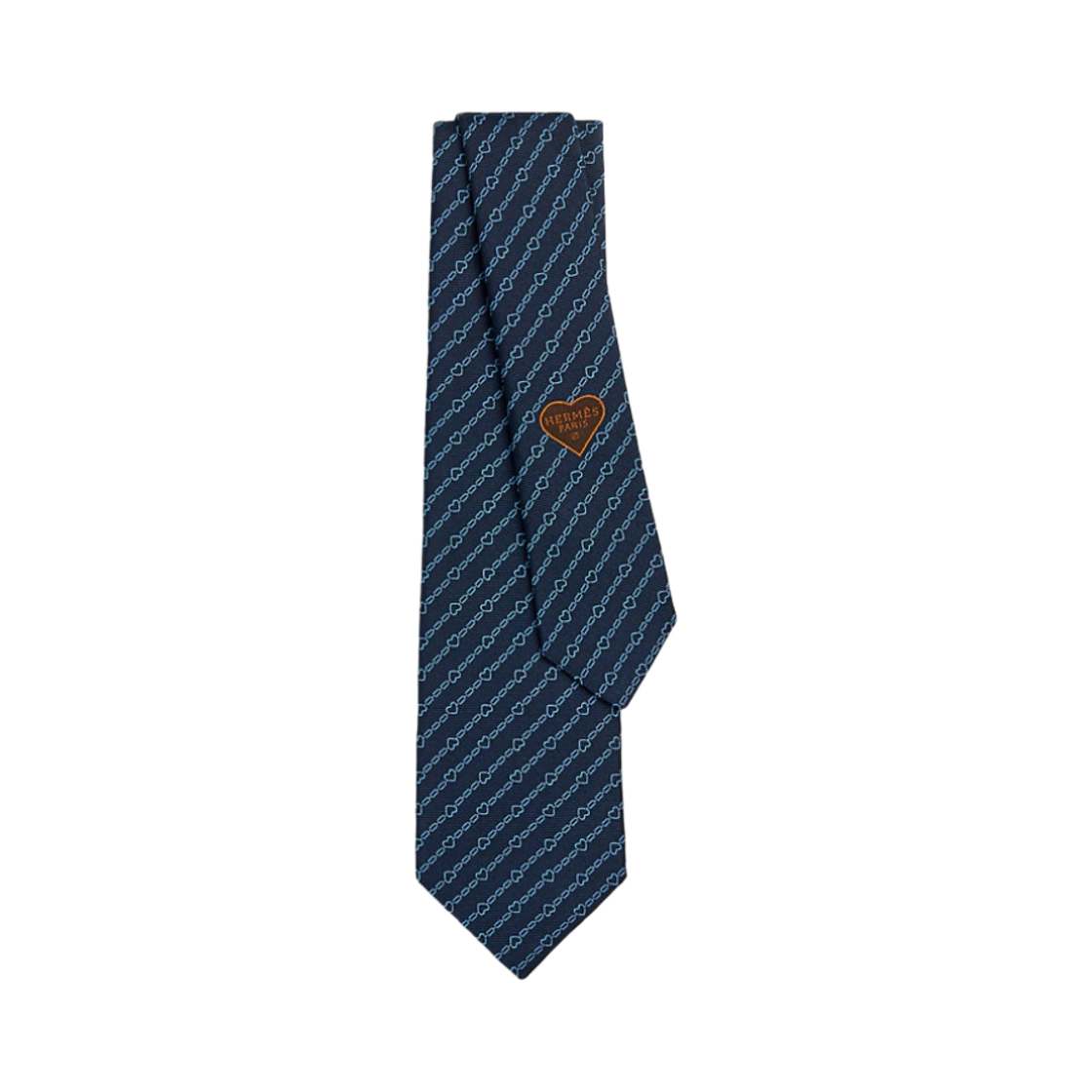 에르메스 쿠어스 엔 샹달 타이 마린 씨엘(Hermes Coeurs En Chaine Tie Marine Ciel) - 1