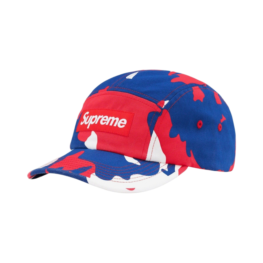 슈프림 워시드 치노 트윌 캠프캡 레드 카모 - 22SS
