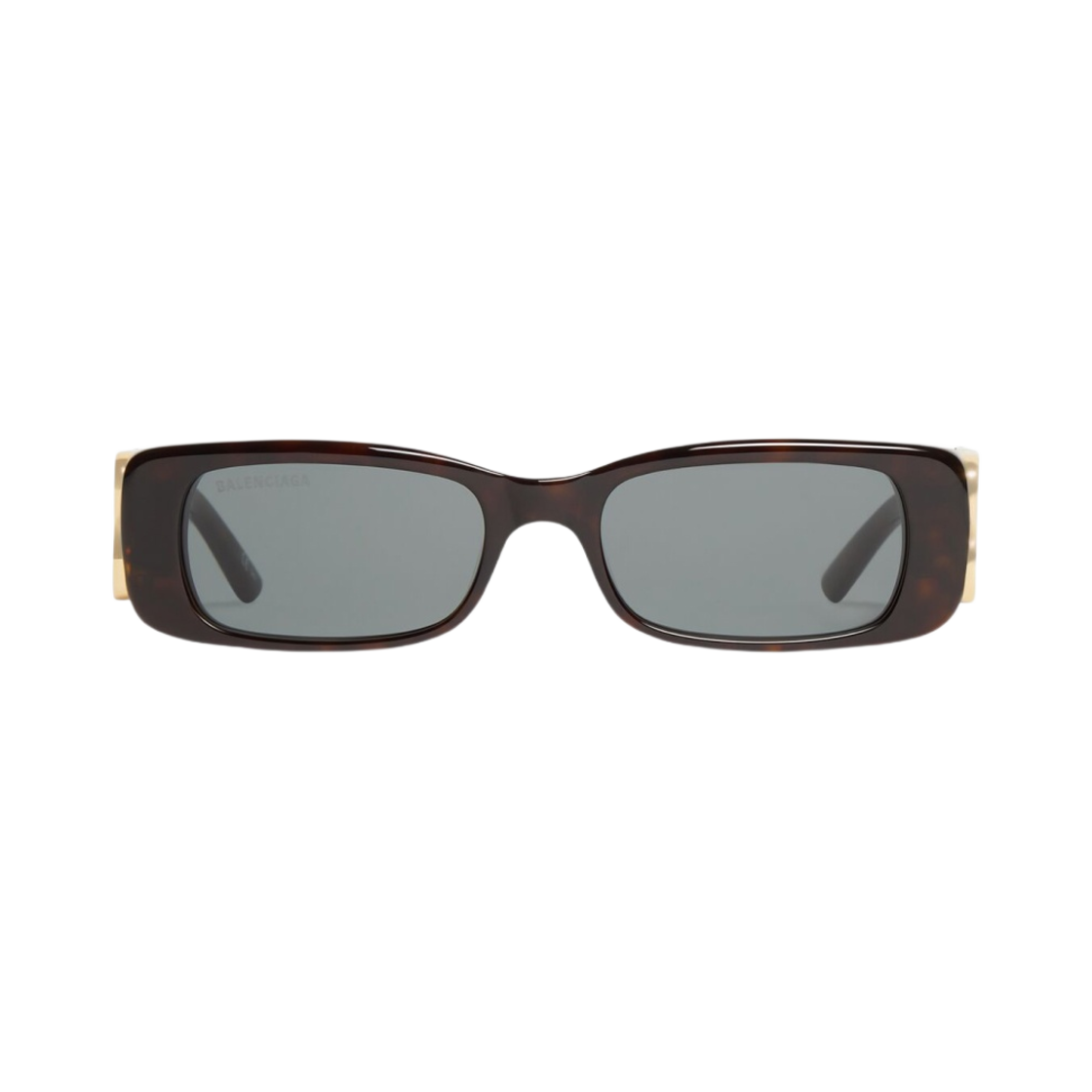 621643T00017223/BS0096S002 (W) Balenciaga Dynasty Rectangle Sunglasses Brown