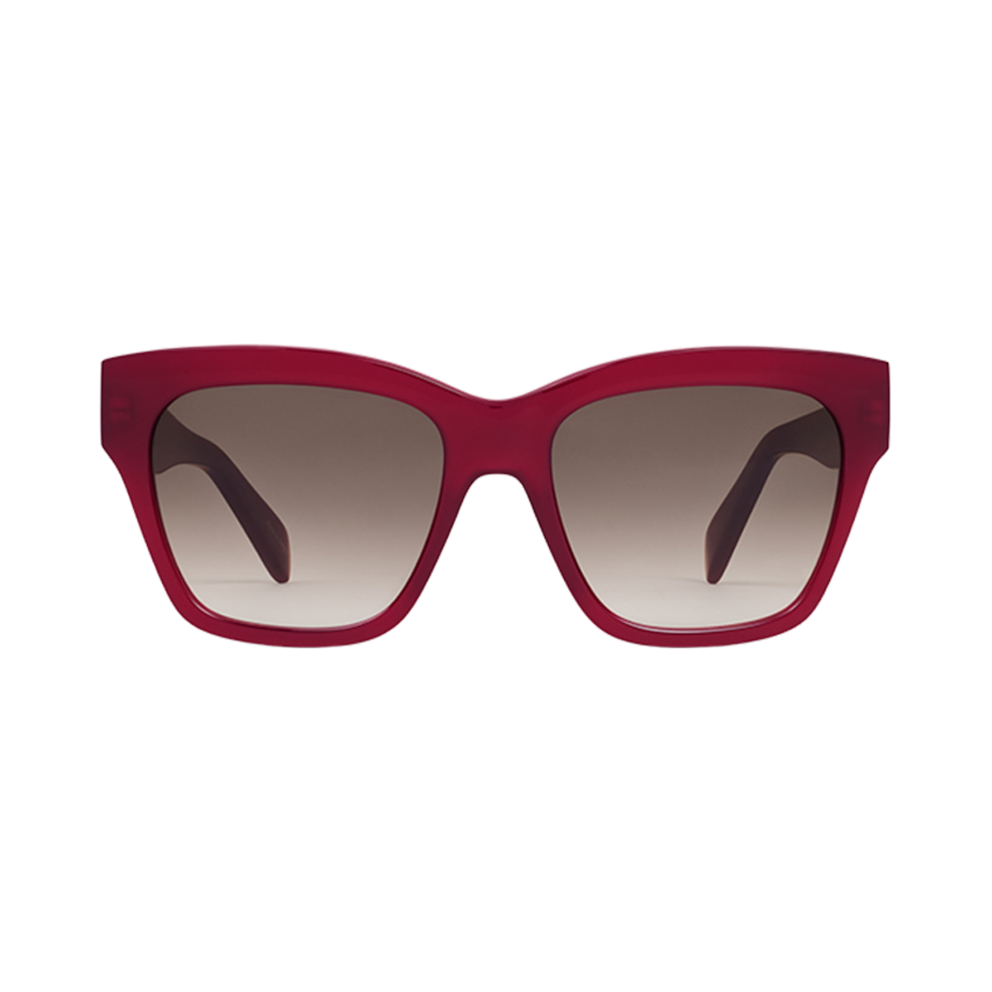 4S253CPLB-28BP Celine Triomphe 09 Sunglasses in Acetate Milky Burgundy