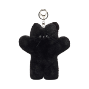 Lelbobrown Little Cat Keyring Black