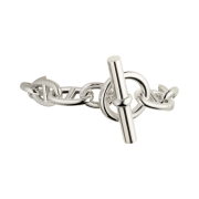 (W) Hermes Very Large Chaine D'Ancre Bracelet Sterling Silver