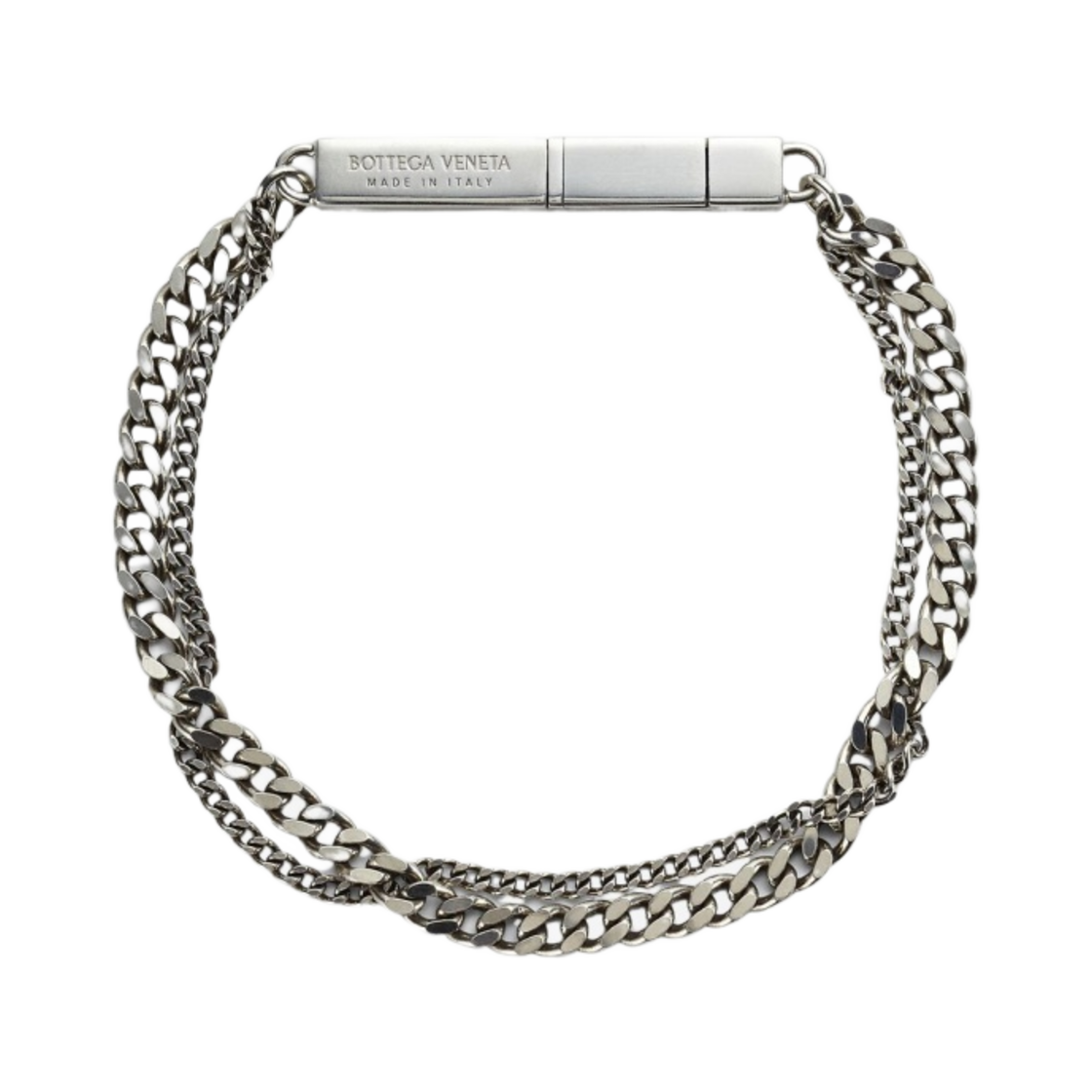 보테가 베네타 체인 아이디 브레이슬릿 실버(Bottega Veneta Chains Id Bracelet Silver)