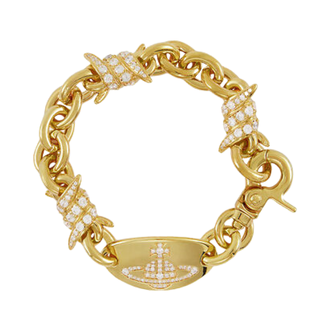 W) 비비안 웨스트우드 멀티 크로스 스티치 오브 자수 롱슬리브 티셔츠 블랙 | Vivienne Westwood | KREAM