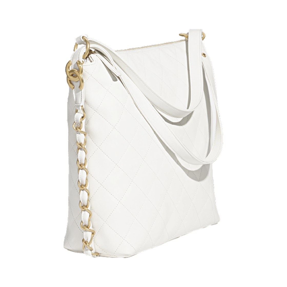 샤넬 라지 백팩 카프스킨 & 골드 메탈 화이트(Chanel Large Backpack Calfskin & Gold White) - 2