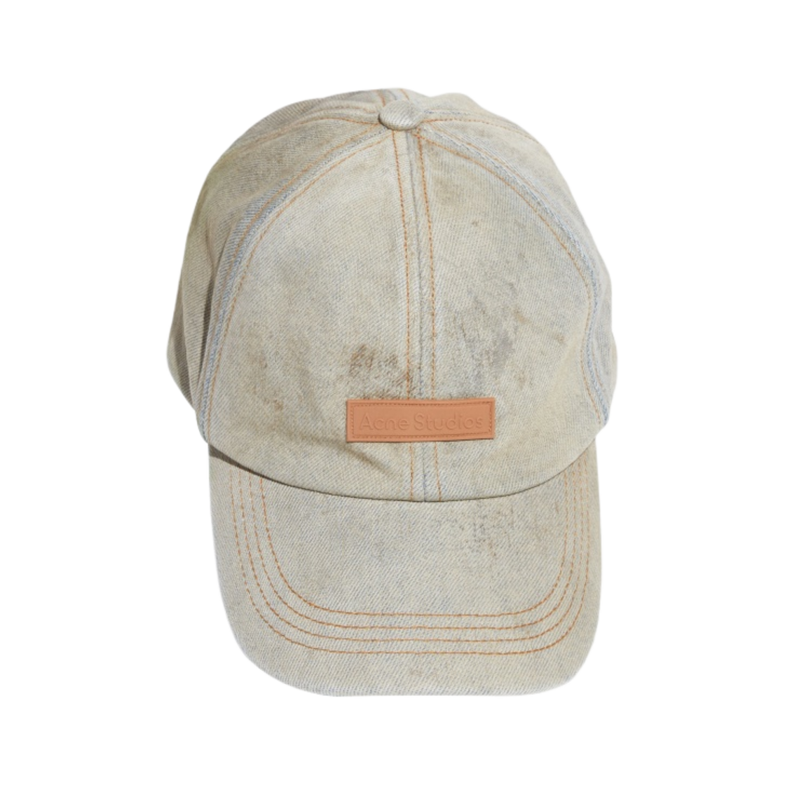 아크네 스튜디오 데님 베이스볼 캡 미드 블루(Acne Studios Denim Baseball Cap Mid Blue) - 1