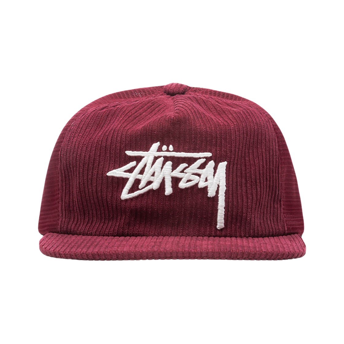스투시 코듀로이 트러커 캡 레드(Stussy Corduroy Trucker Cap Red)