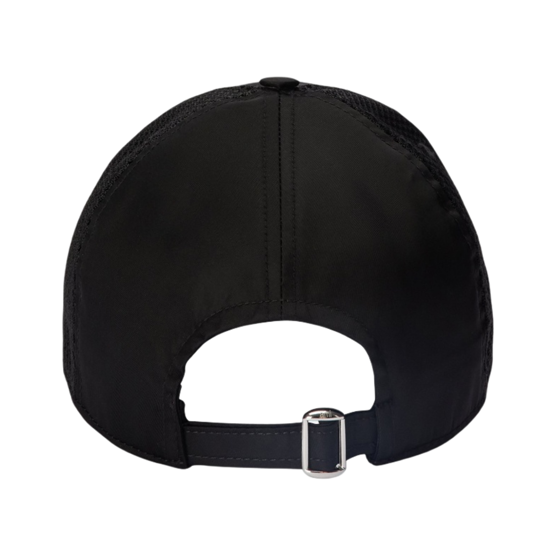 아미 스몰 하트 로고 실리콘 패치 캡 블랙(AMI de Coeur Silicone Patch Cap Black) - 2