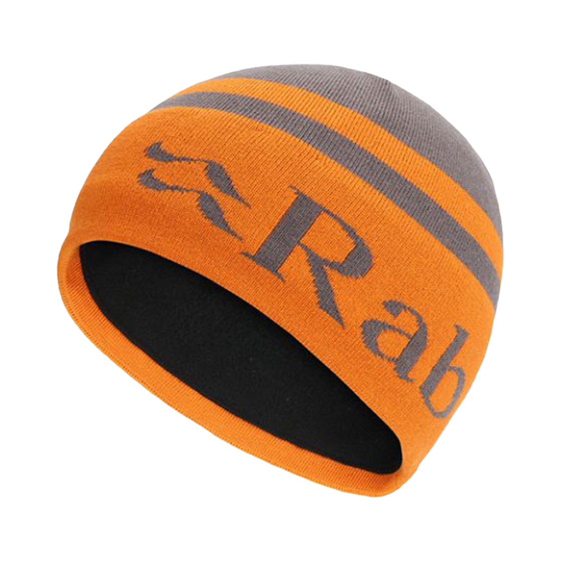 RABQAB270GMAONE_M Rab Logo Band Beanie Green Graphene/Marmalade