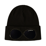 C.P. Company Cotton Goggle Beanie Black - 25SS