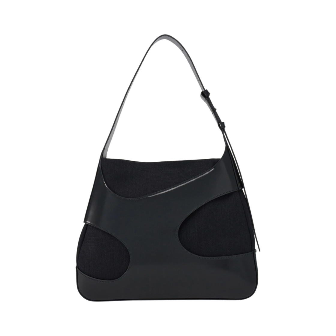 페라가모 라지 숄더백 컷아웃 디테일링 블랙(Ferragamo Large Shoulder Bag with Cut-Out Detailing Black) - 3