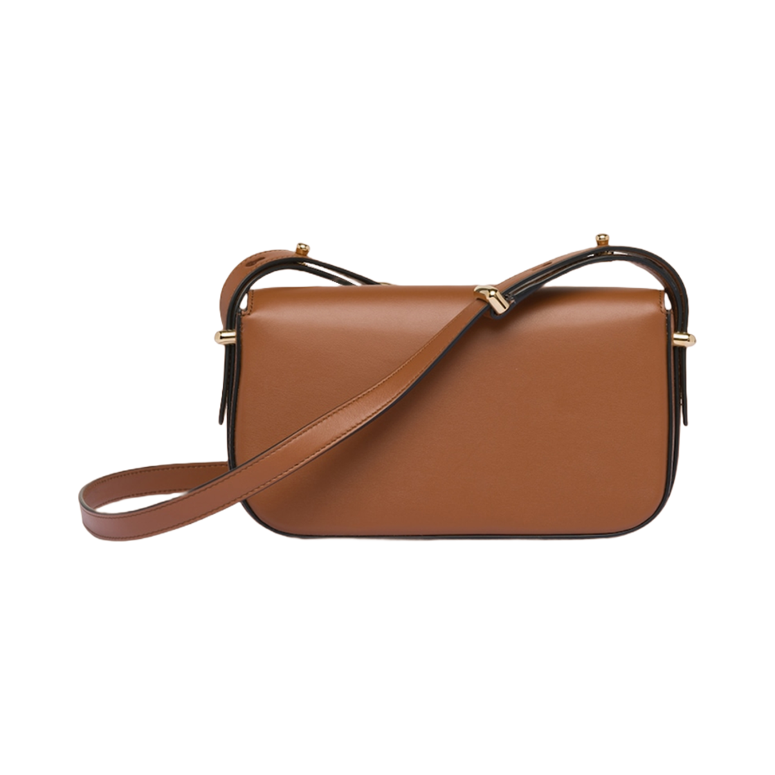 프라다 레더 숄더백 꼬냑(Prada Leather Shoulder Bag Cognac) - 2