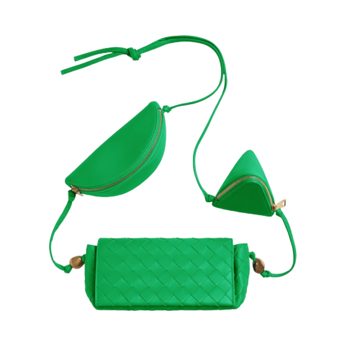 보테가 베네타 파우치 온 스트랩 패러킷(Bottega Veneta Pouch On Strap Parakeet) - 1