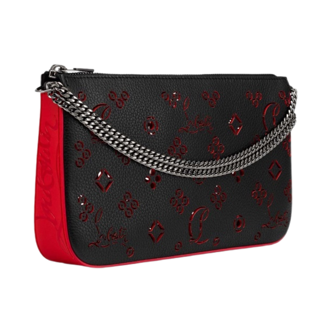 크리스찬 루부탱 루빌라 카프 레더 파우치 블랙(Christian Louboutin Loubila Calf Leather Pouch Black) - 2