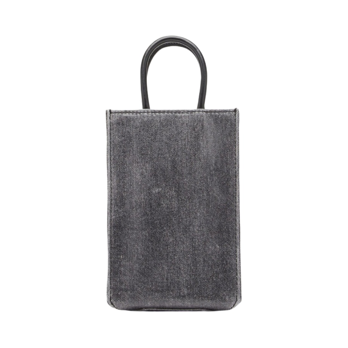 디젤 DSL 미니 쇼퍼백 인 코티드 마블 데님 블랙(Diesel DSL Mini Shopper Bag in Coated Marbled Denim Black) - 3