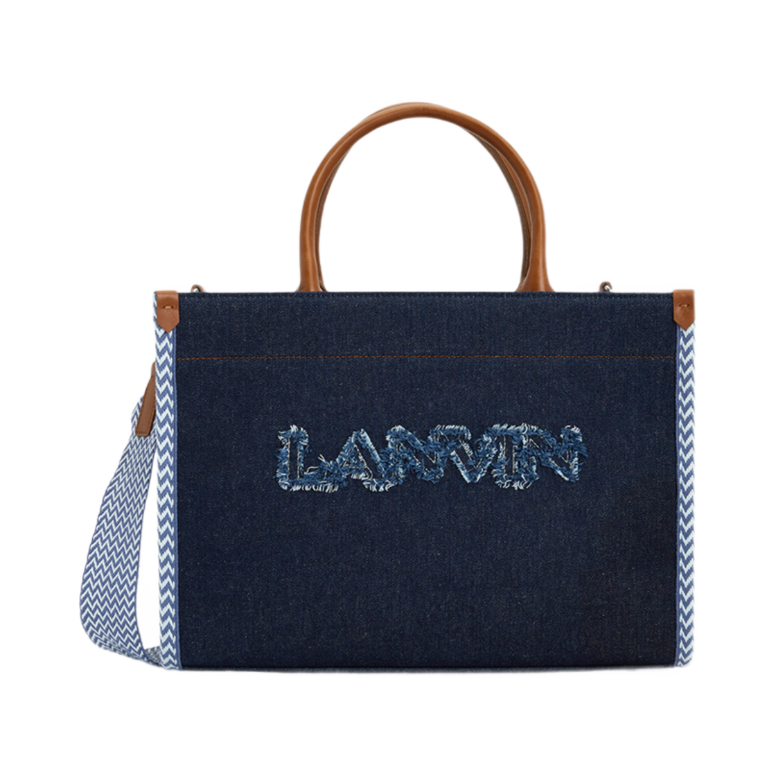 (키즈) 랑방 토트백 블루((Kids) Lanvin Tote Bag Blue)