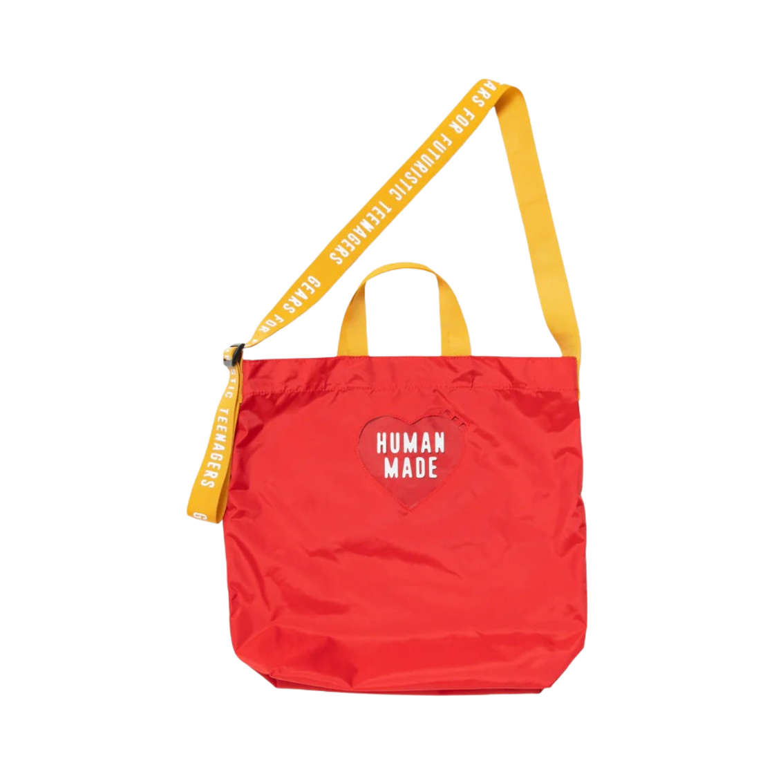 휴먼 메이드 나일론 하트 투웨이 토트백 레드(Human Made Nylon Heart 2-Way Tote Bag Red) - 2
