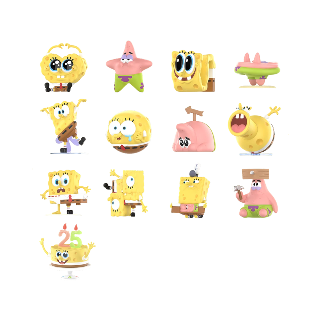 팝마트 네모바지 스폰지밥 우당탕탕 일상 시리즈 미개봉 랜덤박스 (12개입)(Pop Mart Spongebob Thump Thump Daily Life Series Sealed Case (12 Blind Boxes)) - 2