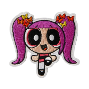 NewJeans x The Powerpuff Girls Coller Wappen Reverse Sticon Hanni