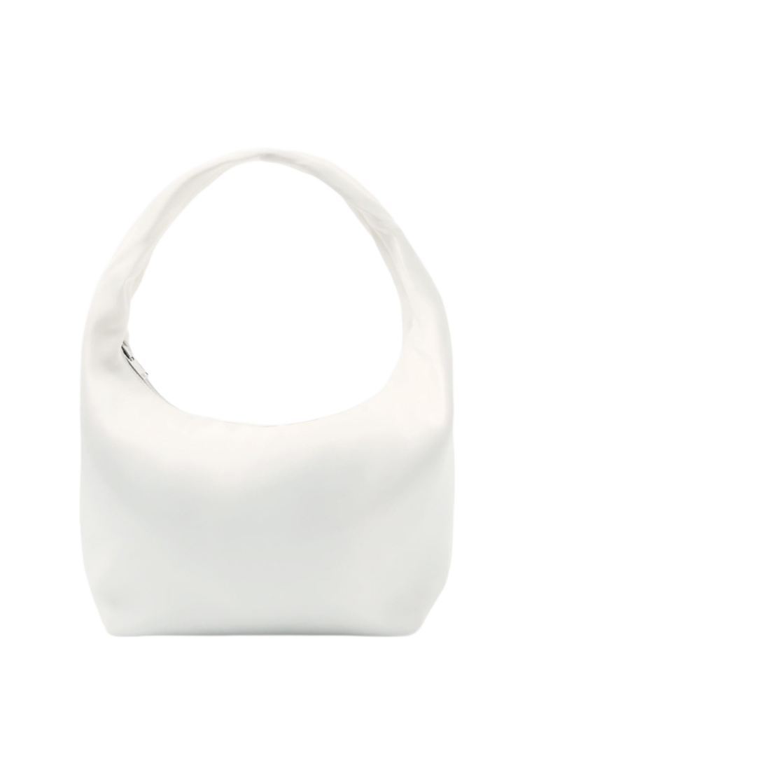 코스 미니 하이샤인 숄더백 화이트(COS Mini High-Shine Shoulder Bag White)