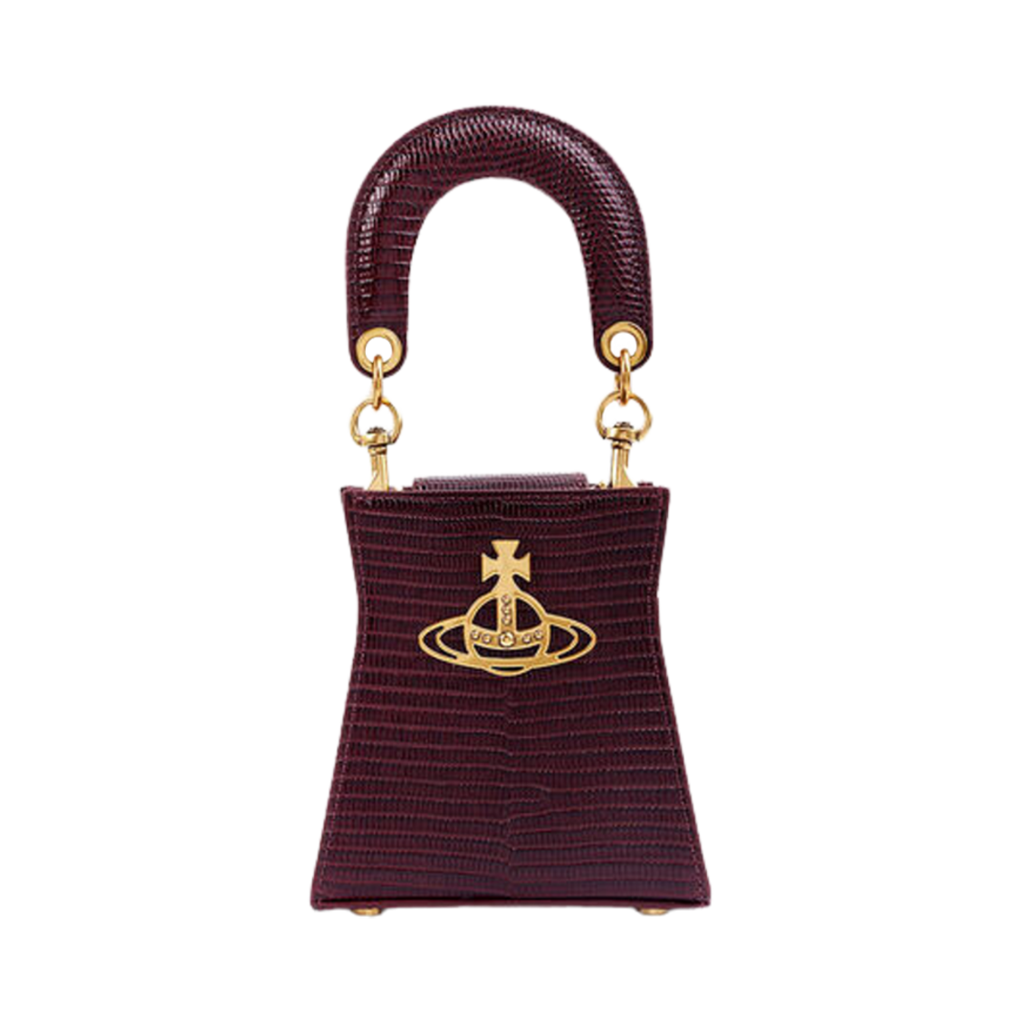 비비안 웨스트우드 켈리 스몰 핸드백 버건디(Vivienne Westwood Kelly Small Handbag Burgundy) - 1
