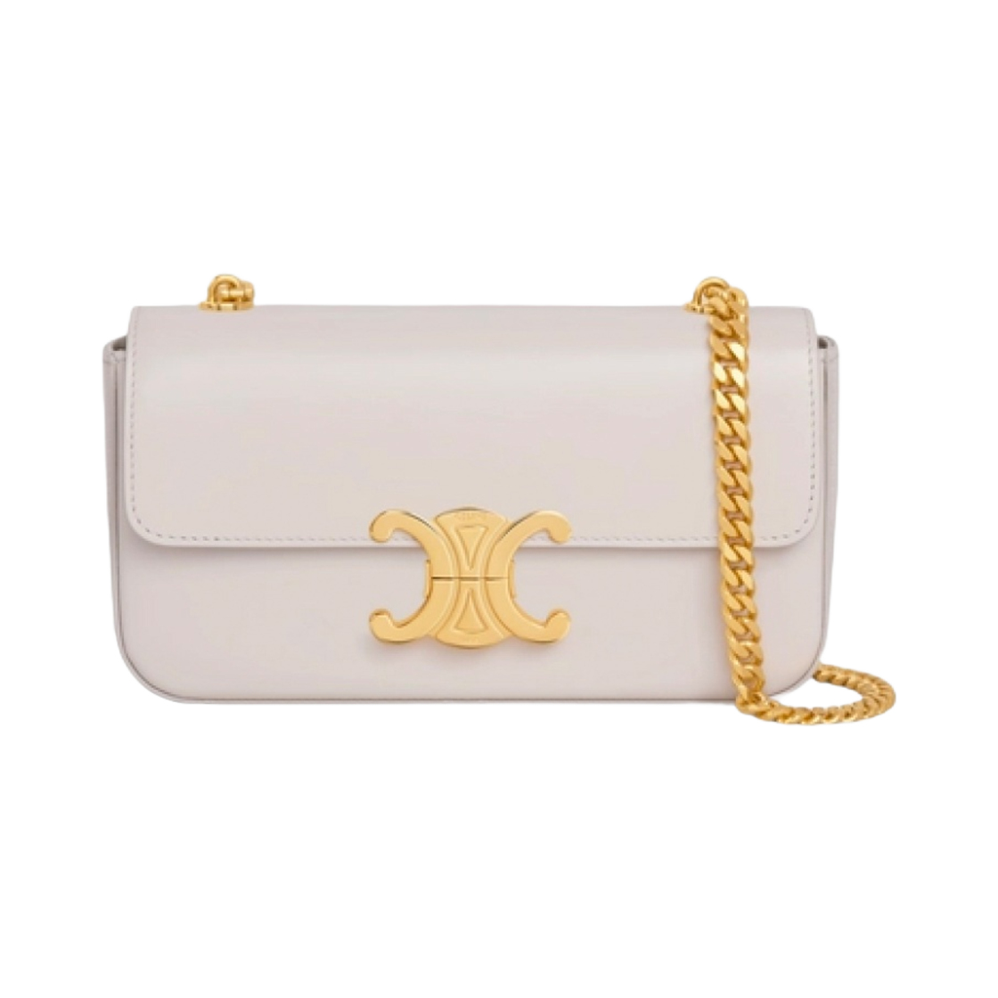 셀린느 체인 숄더백 클로드 샤이니 카프스킨 초크(Celine Chain Shoulder Bag Claude in Shiny Calfskin Chalk) - 1