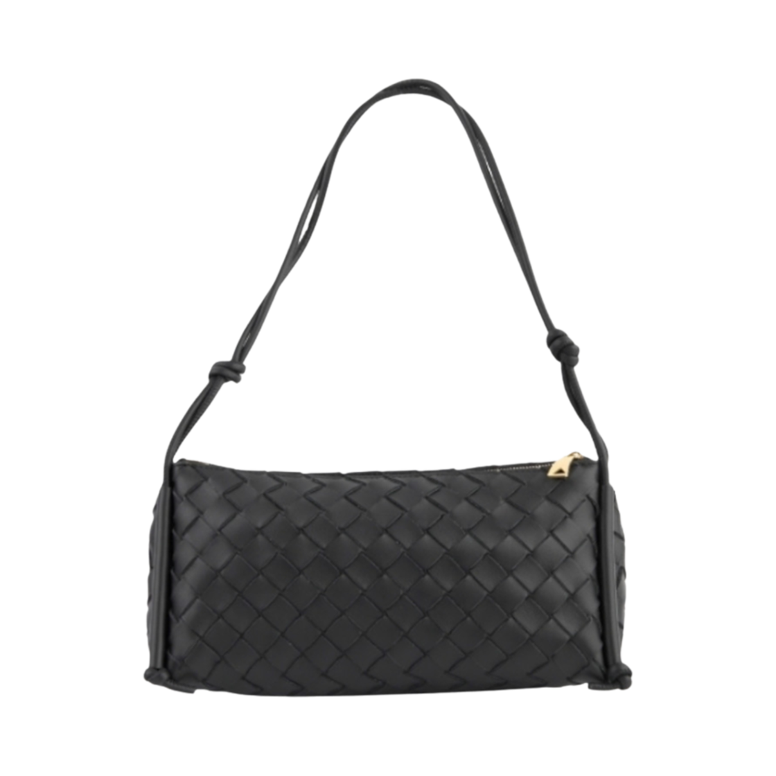 701025V3UP18425 Bottega Veneta Intrecciato Shoulder Bag Black