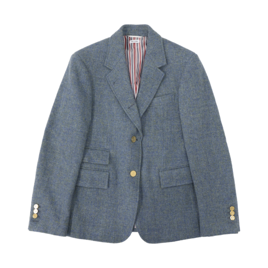 FBC775A Thom Browne Harris Tweed Single Breasted Blazer