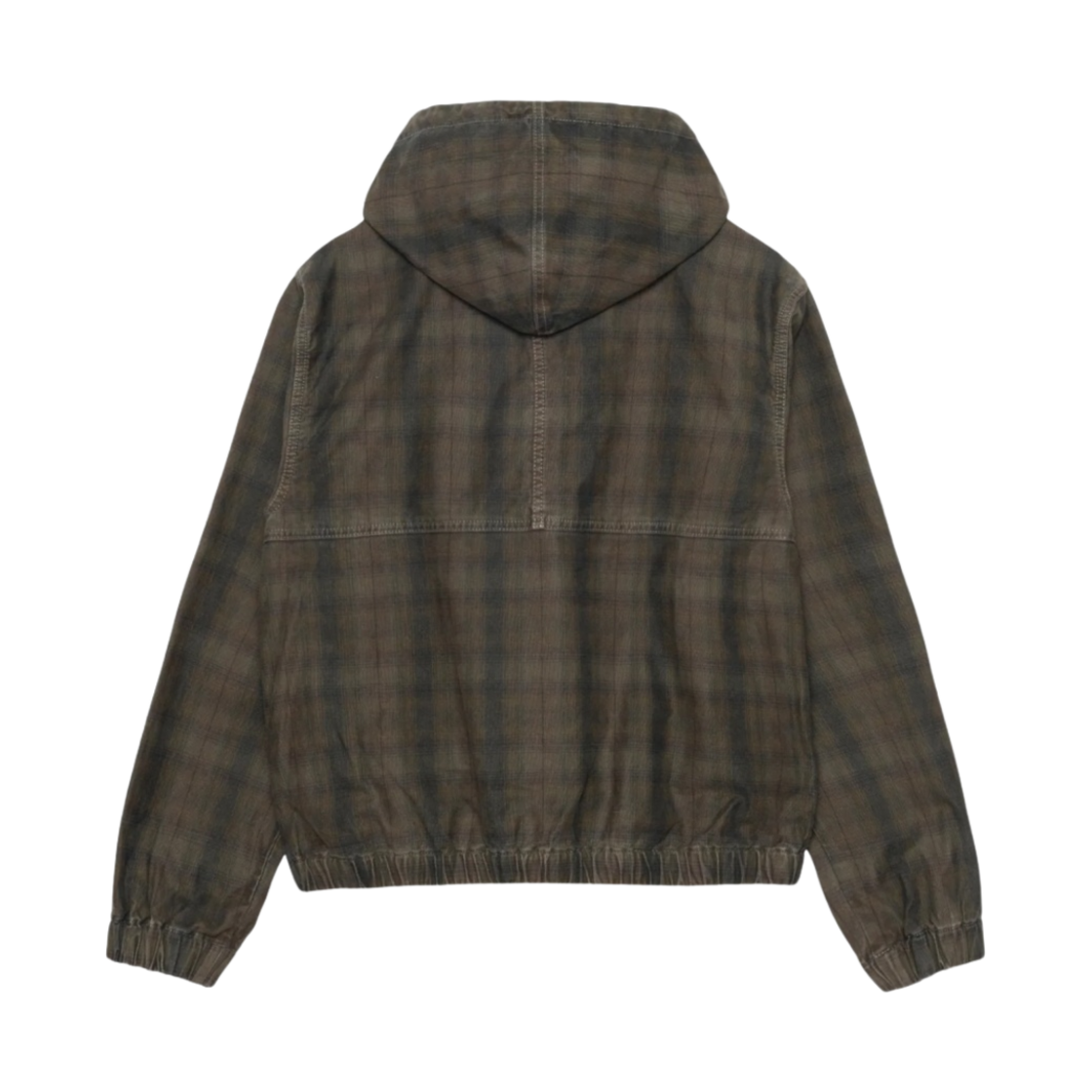 스투시 언라인드 플레이드 워크 자켓 올리브(Stussy Unlined Plaid Work Jacket Olive) - 2