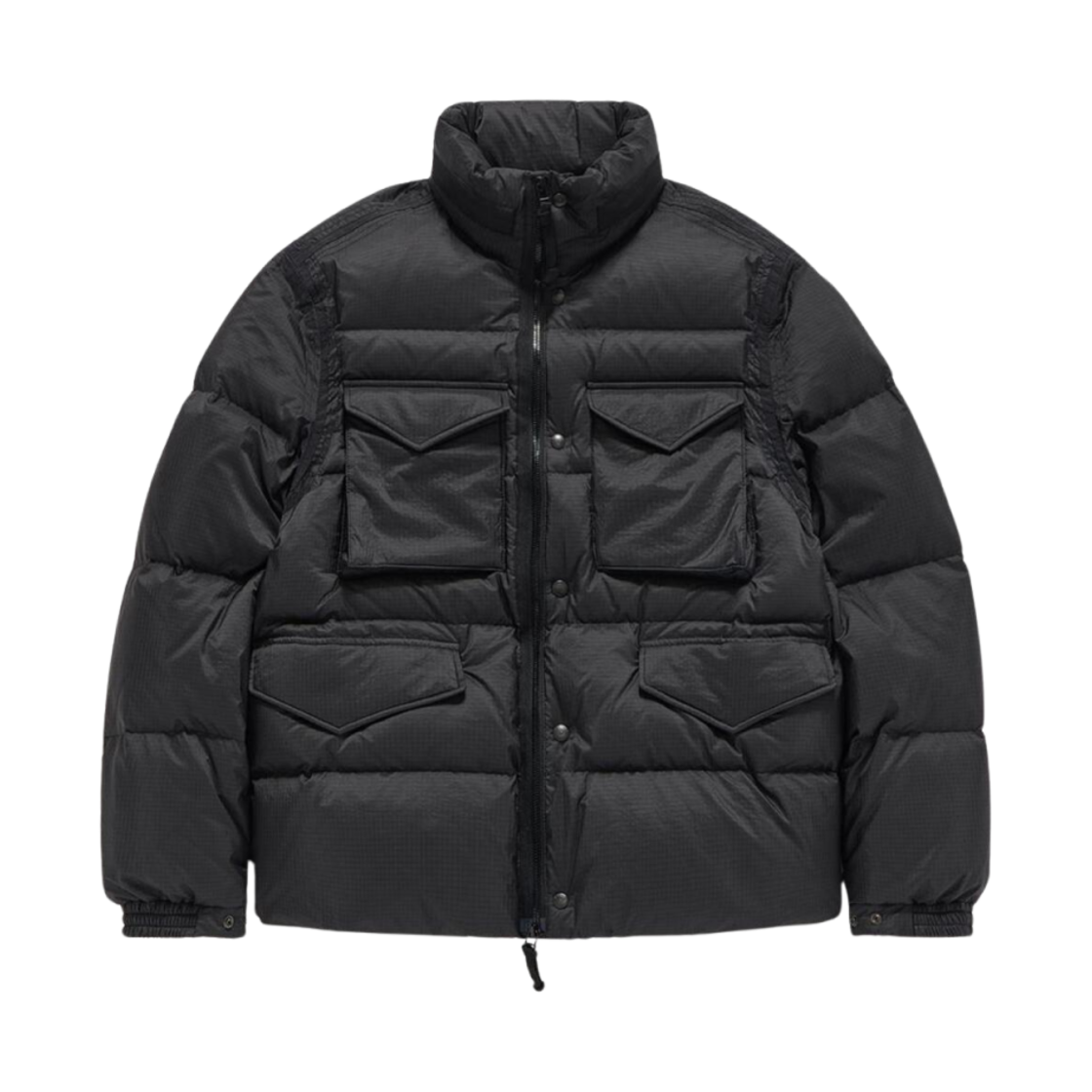 이스트로그 컴뱃 필드 다운 자켓 블랙 립스탑(Eastlogue Combat Field Down Jacket Black Ripstop)