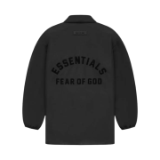 (Kids) Essentials The Black Collection Coaches Jacket Black - 23SS