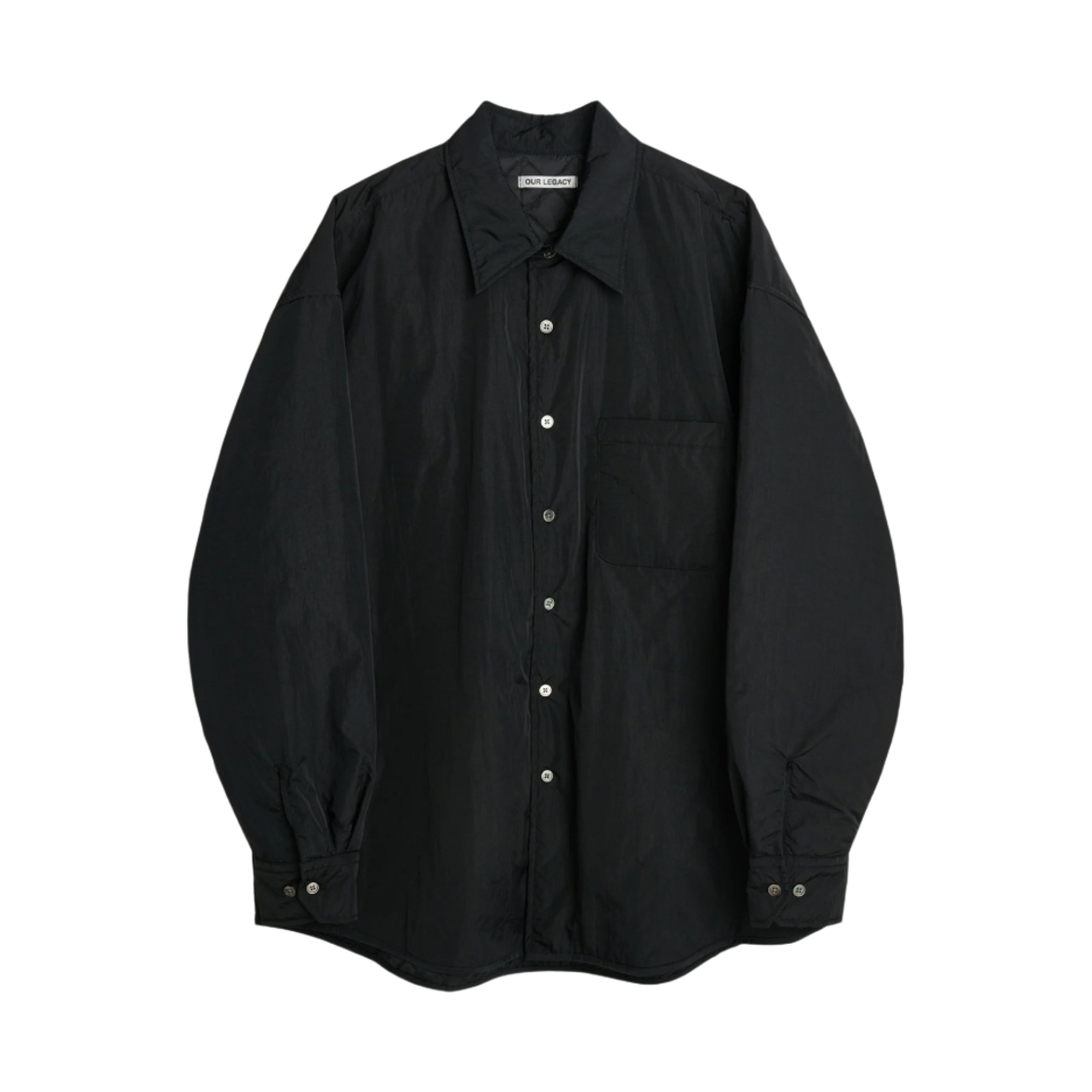 M4192TP Our Legacy Tech Borrowed Jacket Padded Black